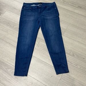 Celebrity Pink Dark Blue Skinny Jeans